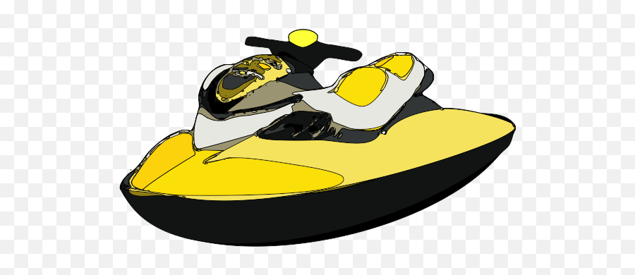 Transparent Jet Ski Clipart - Transparent Jet Ski Cartoon Emoji,Jet Ski Emoji