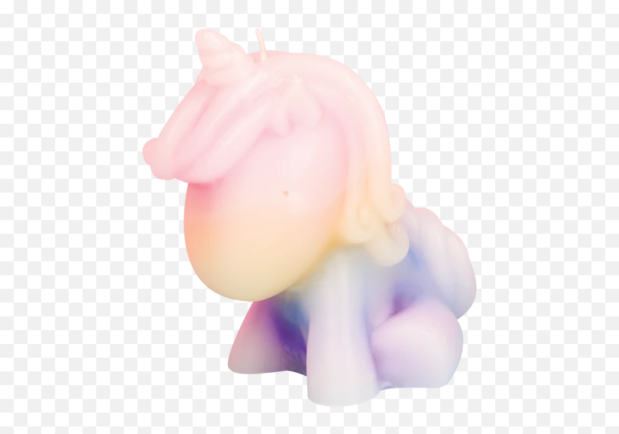 Color Melting Unicorn Candle - Artificial Flower Emoji,Emoji Candle