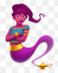 Genie Woman Emojifreetoedit - Genie Emoji Png,Genie Emoji