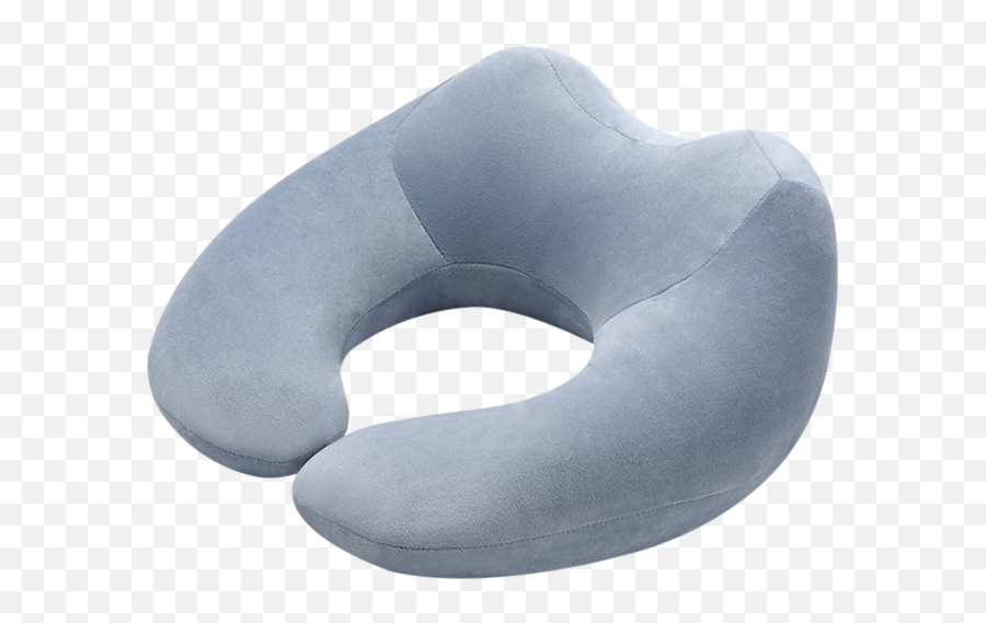 Us 884 36 Offbody Neck Pillow Hooded Blackout Nap Pillow Filled Pp Elastic Cotton Airplane Travel Neck Pillow Car Head Rest Air Cushion - In Travel Cushion Emoji,Blue Emoji Pillow