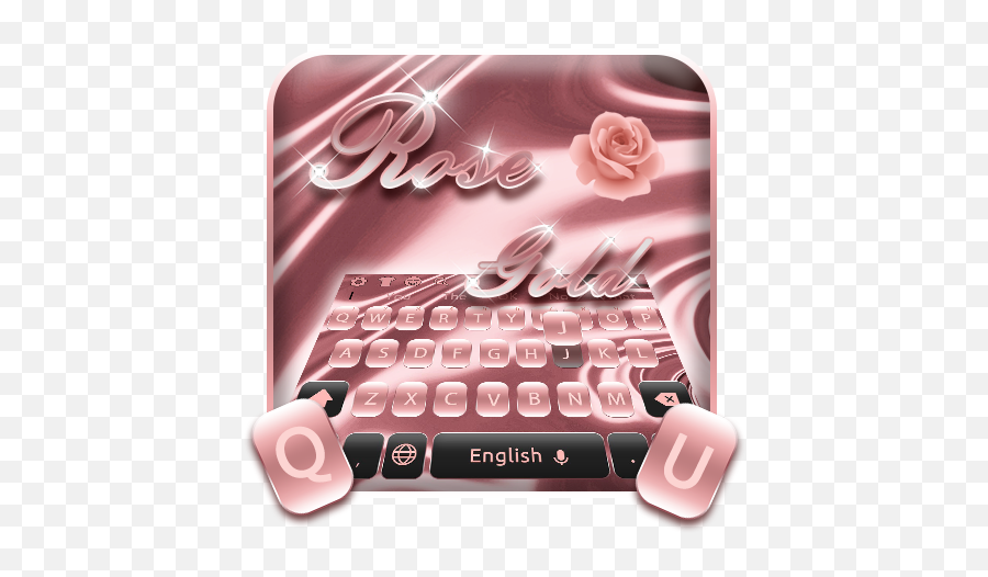 Luxurious Rose Gold Keyboard - Apps On Google Play Flower Emoji,Rose Gold Emoji