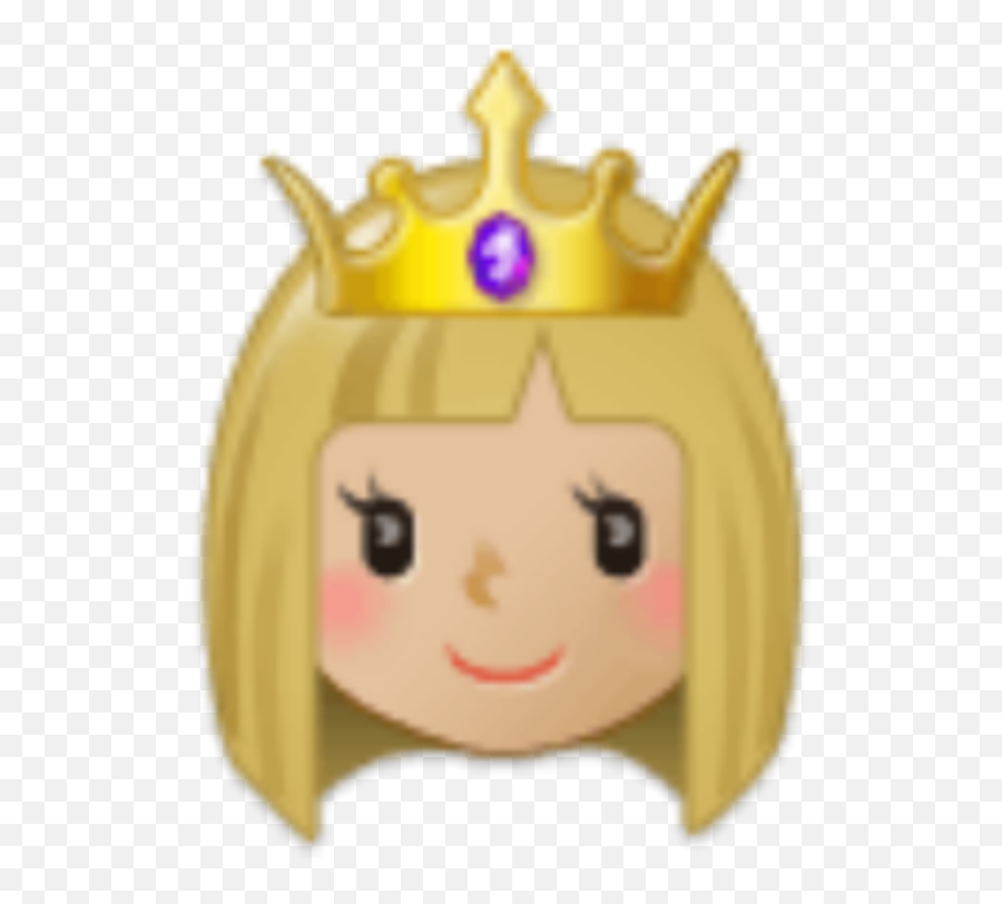 Princess Emoji Loira Sticker - Happy,Princess Emoji