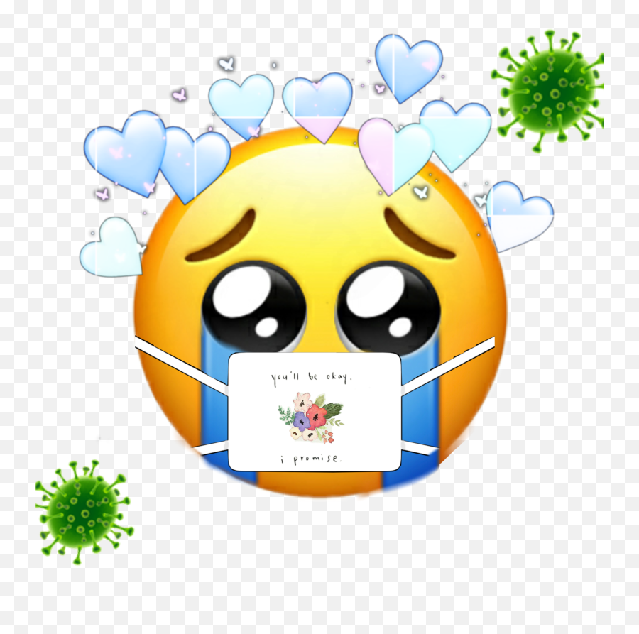 Coronavirus Corona Sticker By Emoji - Crying Peace Emoji,Ugh Emoji