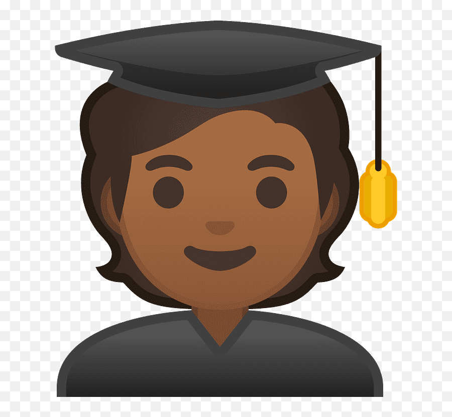 Student Emoji Clipart - Emoji Pilot,Graduation Cap Emoji