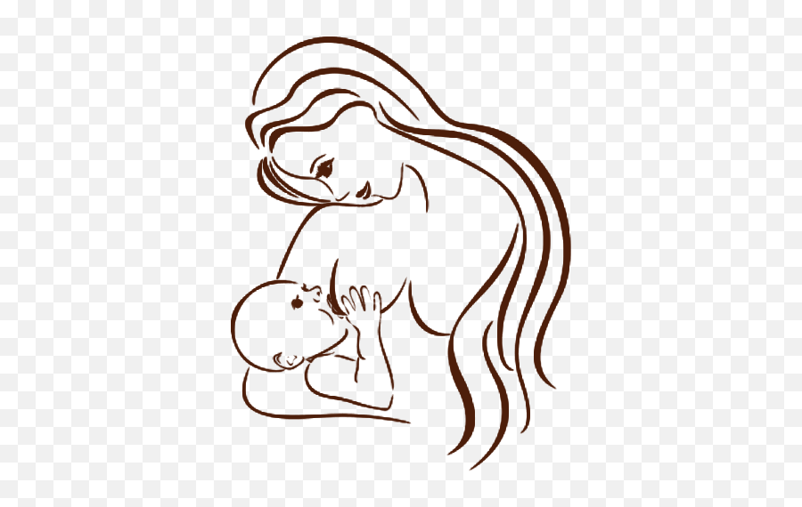 Breastfeeding Pragnancy Sticker By Ownerkristykemp - Breastfeeding Drawing No Background Emoji,Breastfeeding Emoji