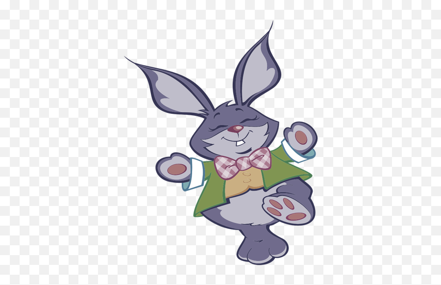 Easter Bunny - Iepuras De Paste Png Emoji,Bow Emoticon