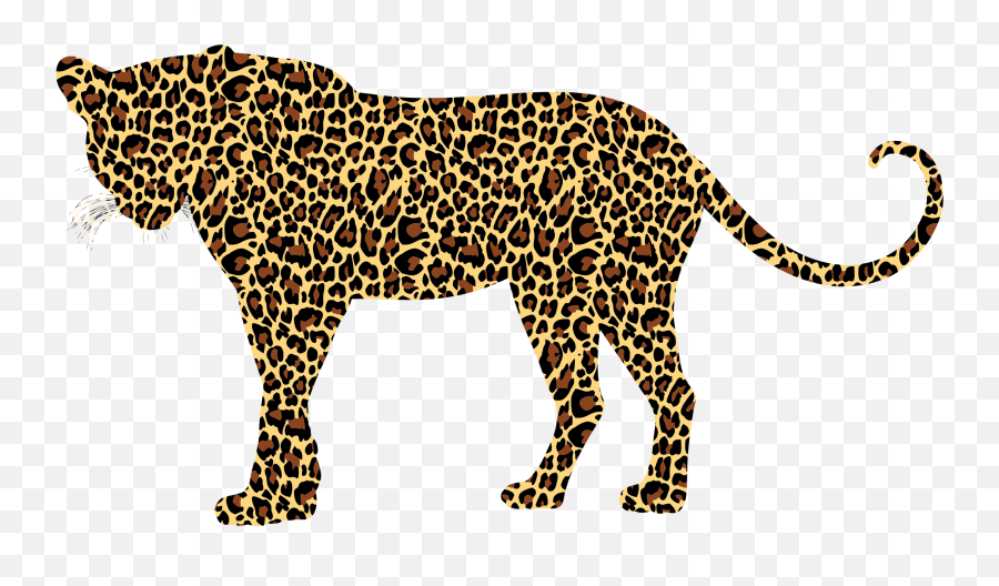 Pawprint Clipart Leopard Pawprint Leopard Transparent Free - Cheetah Tiger Animal Print Emoji,Leopard Emoji