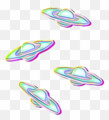 alien ufo galaxy space Sticker by Deirdre Jill Scott - Ufo Glitch Emoji