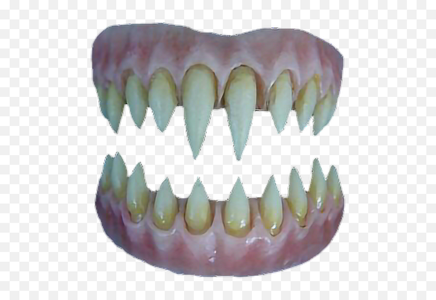Vampire Fangs Sticker - Ugly Emoji,Vampire Teeth Emoji
