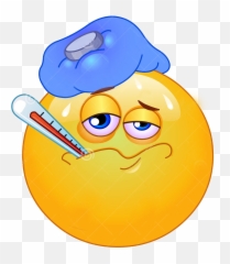 Sick Emodgi Clipart - Sick Clipart Emoji,Illness Emoji