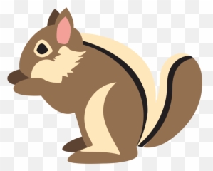 Emojione 1f43f - Chipmunk Clipart Emoji,Squirrel Emoji