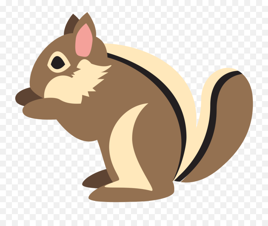 Emojione 1f43f - Chipmunk Clipart Emoji,Squirrel Emoji