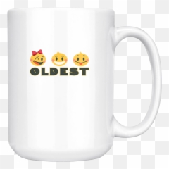 Oldest Coffee Mug 15 Ounce - Cup Emoji