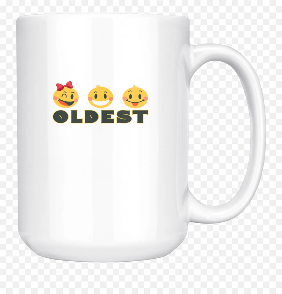 Oldest Coffee Mug 15 Ounce - Coffee Cup Emoji,Coffee Emoticon