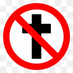No Cross - Anti Christian Emoji