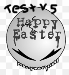 Testv5 Happy Easter - Clip Art Emoji,Happy Easter Emoticon