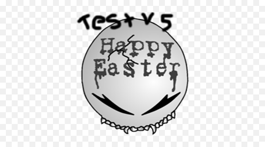 Testv5 Happy Easter - Clip Art Emoji,Happy Easter Emoticon
