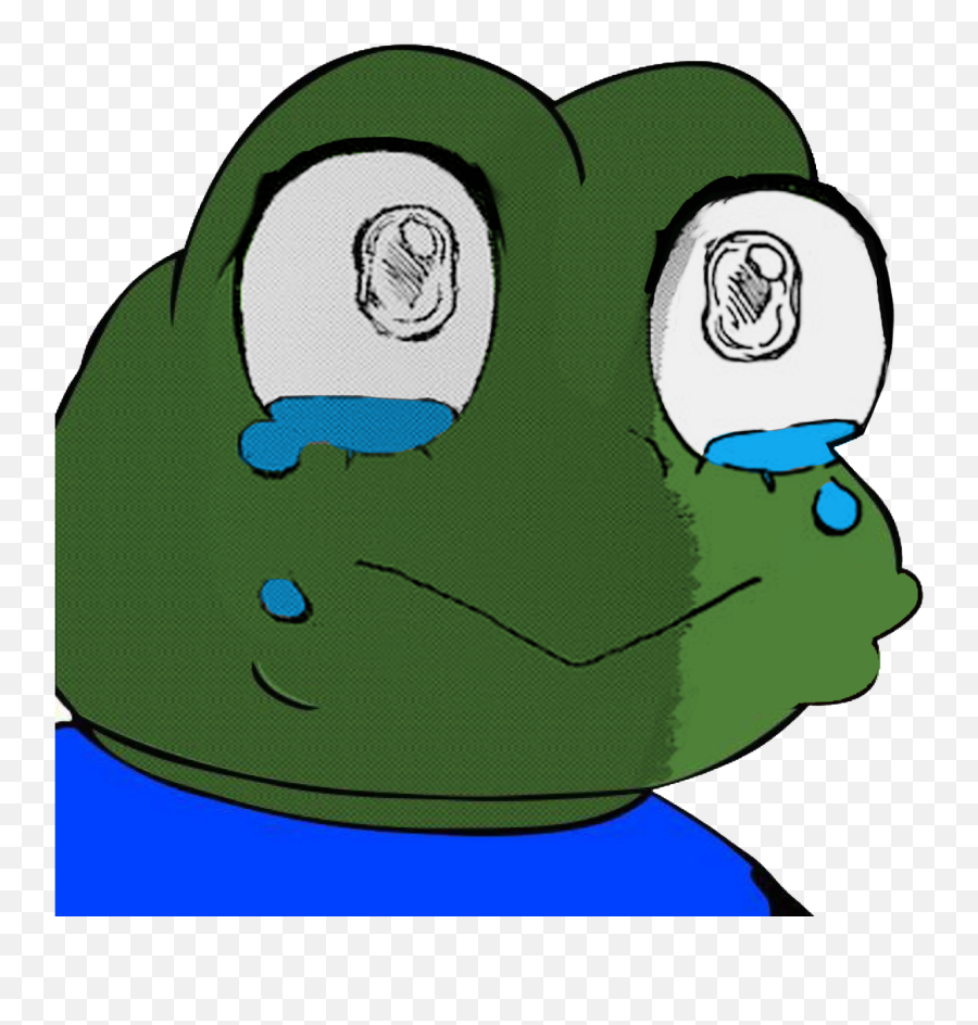 Frog Meme Crying Transparent Png Image - Pepe The Frog Cry Emoji,Crying Face Emoji Meme