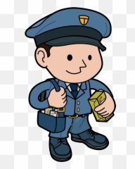 Pin - Mail Carrier Cartoon Emoji