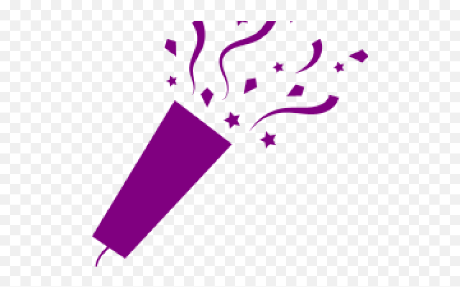 Confetti Clipart Purple - Navy Blue Confetti Art Emoji,Confetti Emoji