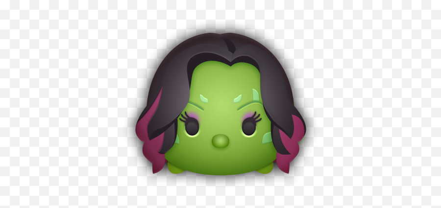 She Hulk Tsum Tsum Marvel - She Hulk Tsum Tsum Emoji,Marvel Emoji