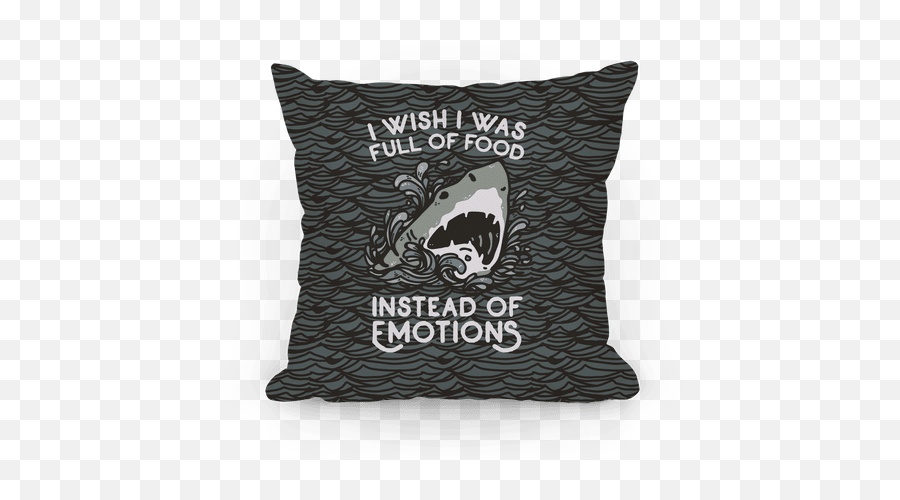 Food Instead Of Emotions Throw Pillow - M Lady Body Pillows Emoji,Insert Emotions