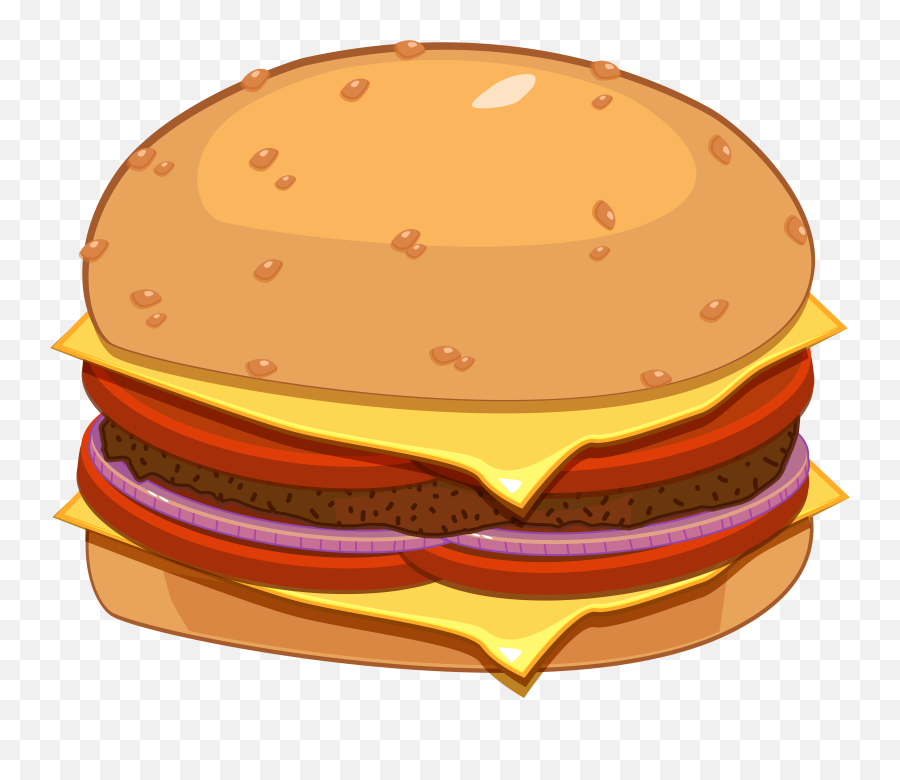 Clip Art Hamburger Png Transparent Png - Clip Art Hamburger Png Emoji,Emoji Hamburger