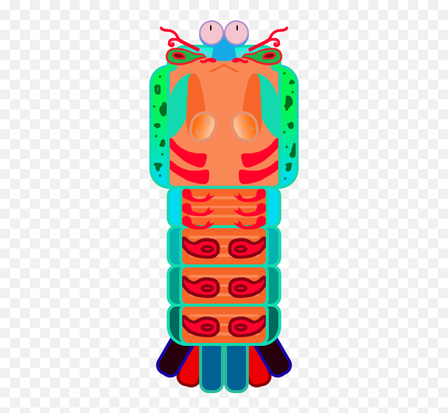 Peacock Mantis Shrimp V20 Artwork Stats Deeeepioartworks - Peacock Mantis Shrimp Art Emoji,Shrimp Emoji