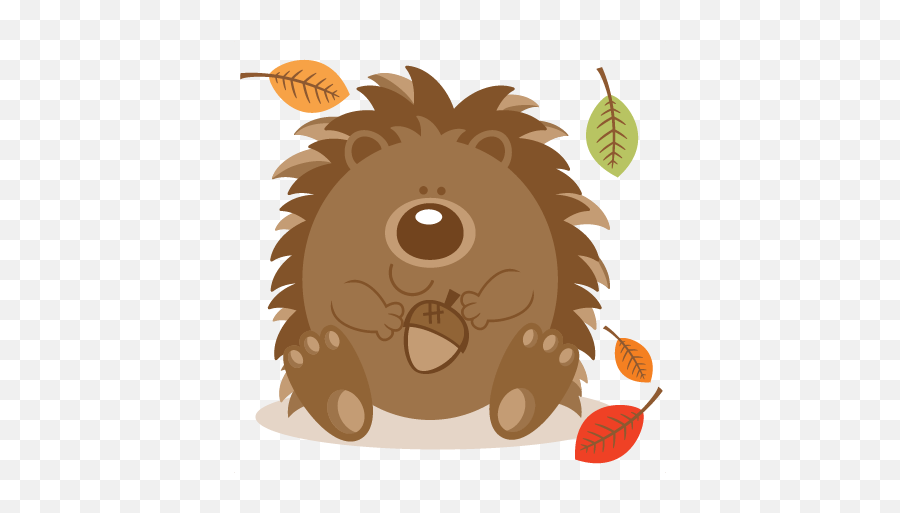 Clip Art - Hedgehog Fall Clip Art Emoji,Hedgehog Emoji
