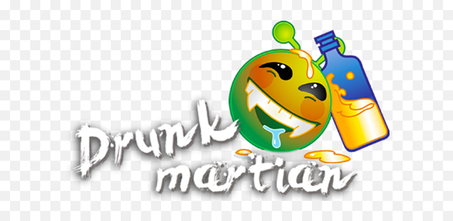 Drunk Martian - Smiley Emoji,Drunk Emoticon