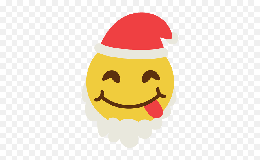 Tongue Santa Claus Emoticon 3 - Christmas Elf Emoji,Christmas Lights Emoji