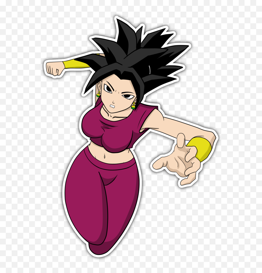 Kefla Female Dragon Dragon Ball Z Dbz Goku Kale Clipart - Kale From Dragon Ball Super Emoji,Goku Emoji