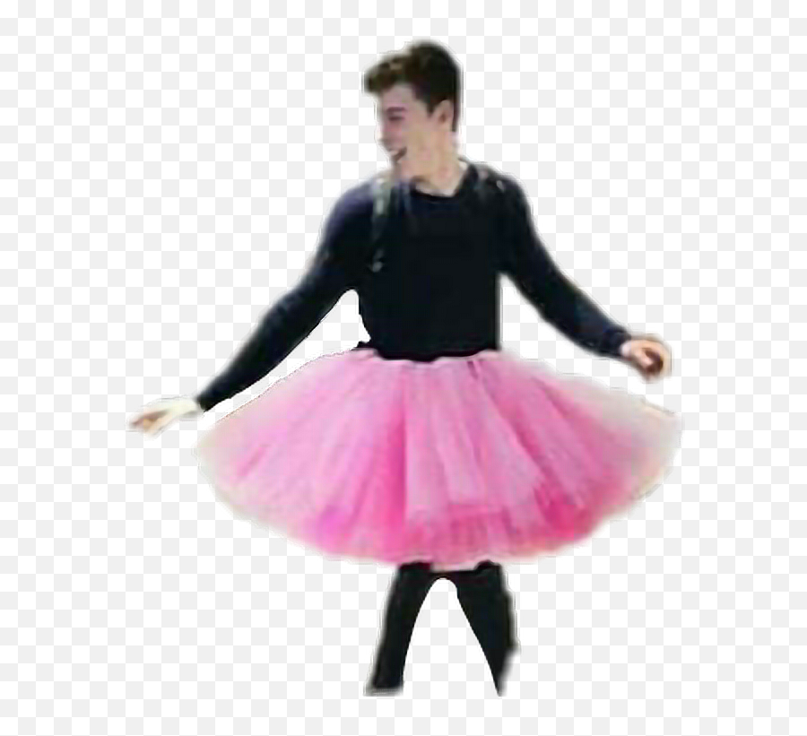 Shawnmendes Sticker By Savagequeen149 - Dance Skirt Emoji,Dancing Girl Emoji Costume