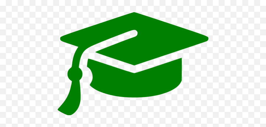 Green Graduation Cap Icon - Free Green Graduation Cap Icons Applyboard Logo Png Emoji,Graduation Emoticon