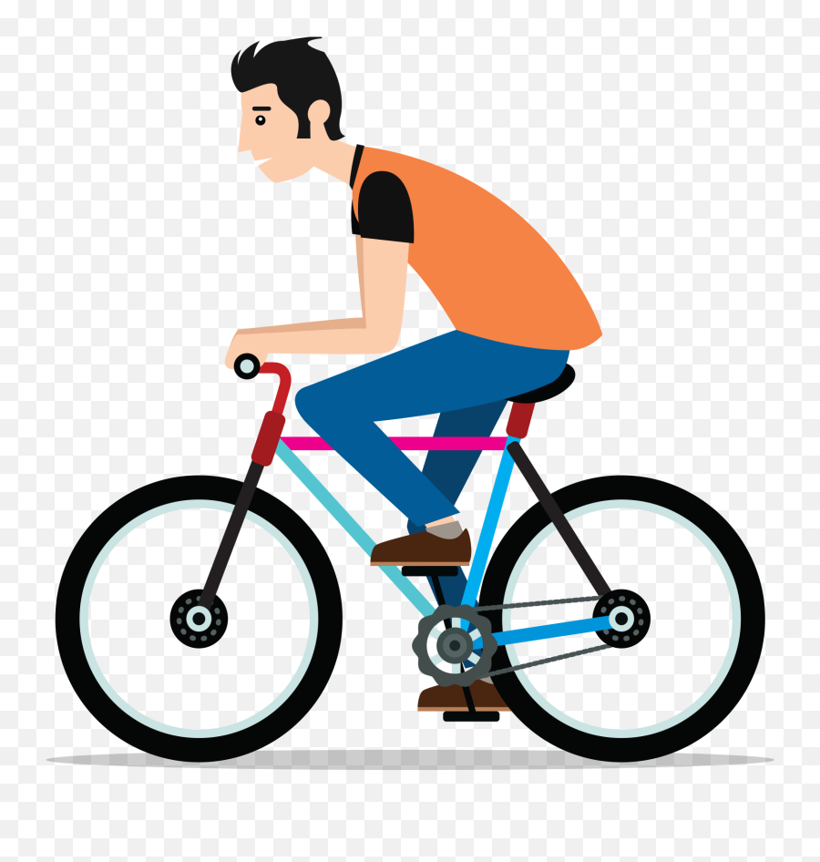 Make A Sentence Using The Simple Past - Ride Bike Clipart Png Emoji,Bike Muscle Emoji