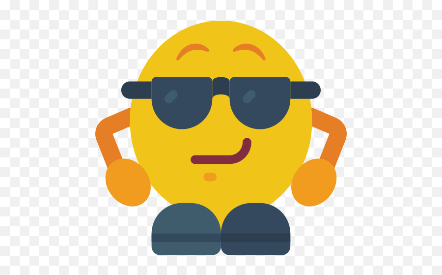 Download Free Cool Icon - Happy Emoji,Cool Shades Emoji