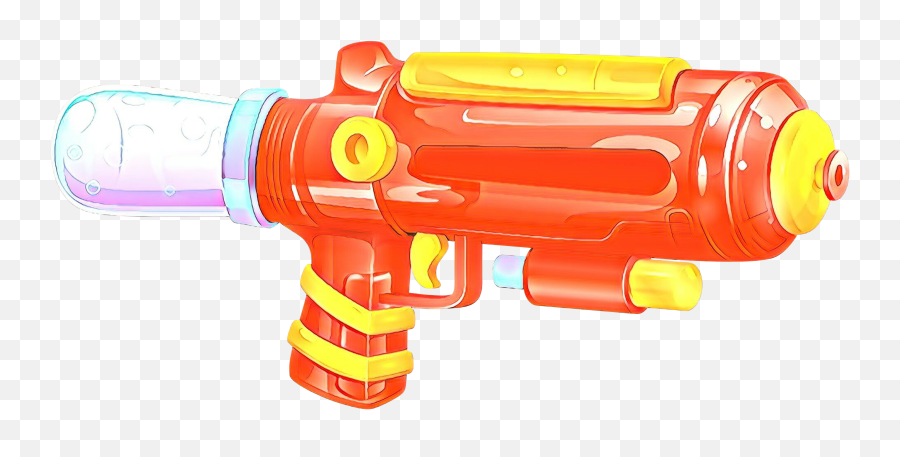 Gun Squirt Gun Water Gun Weapon Orange Emoji,Water Squirt Emoji
