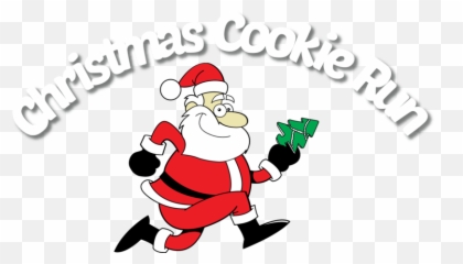 Santa Claus Cartoon Running Clipart - Full Size Emoji