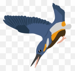 Alcedinidae Bird Flaying Dawn Animal - Coraciiformes Emoji,Turtle Bird Emoji