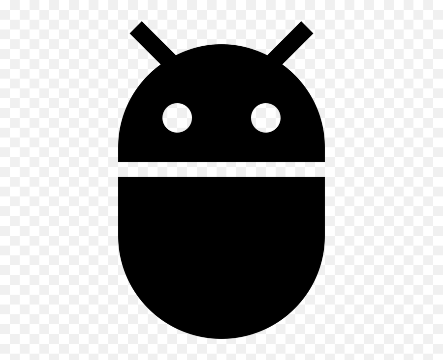 Android Robot Symbol - Black Android Icon Png Emoji,Metal Emoticon