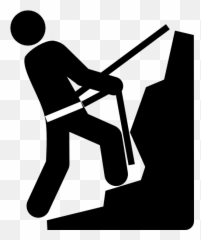 Rock Climbing Clip Art - Clipart Png Emoji