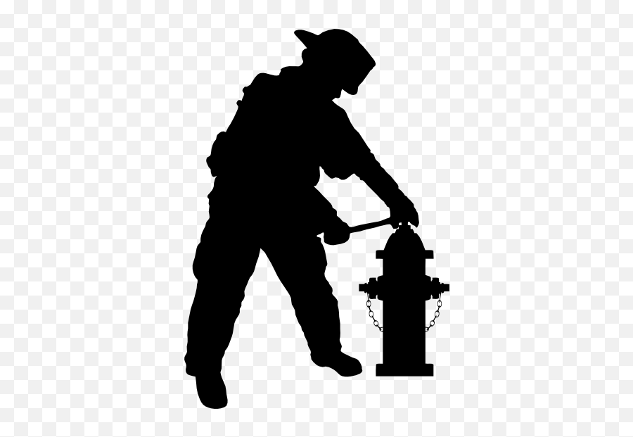 Firefighter Fireman With Fire Hydrant - Firefighter Emoji,Fire Hydrant Emoji
