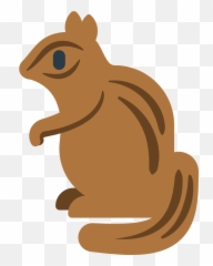 Fxemoji U1f43f - Ardilla Cartoon Emoji,Squirrel Emoji