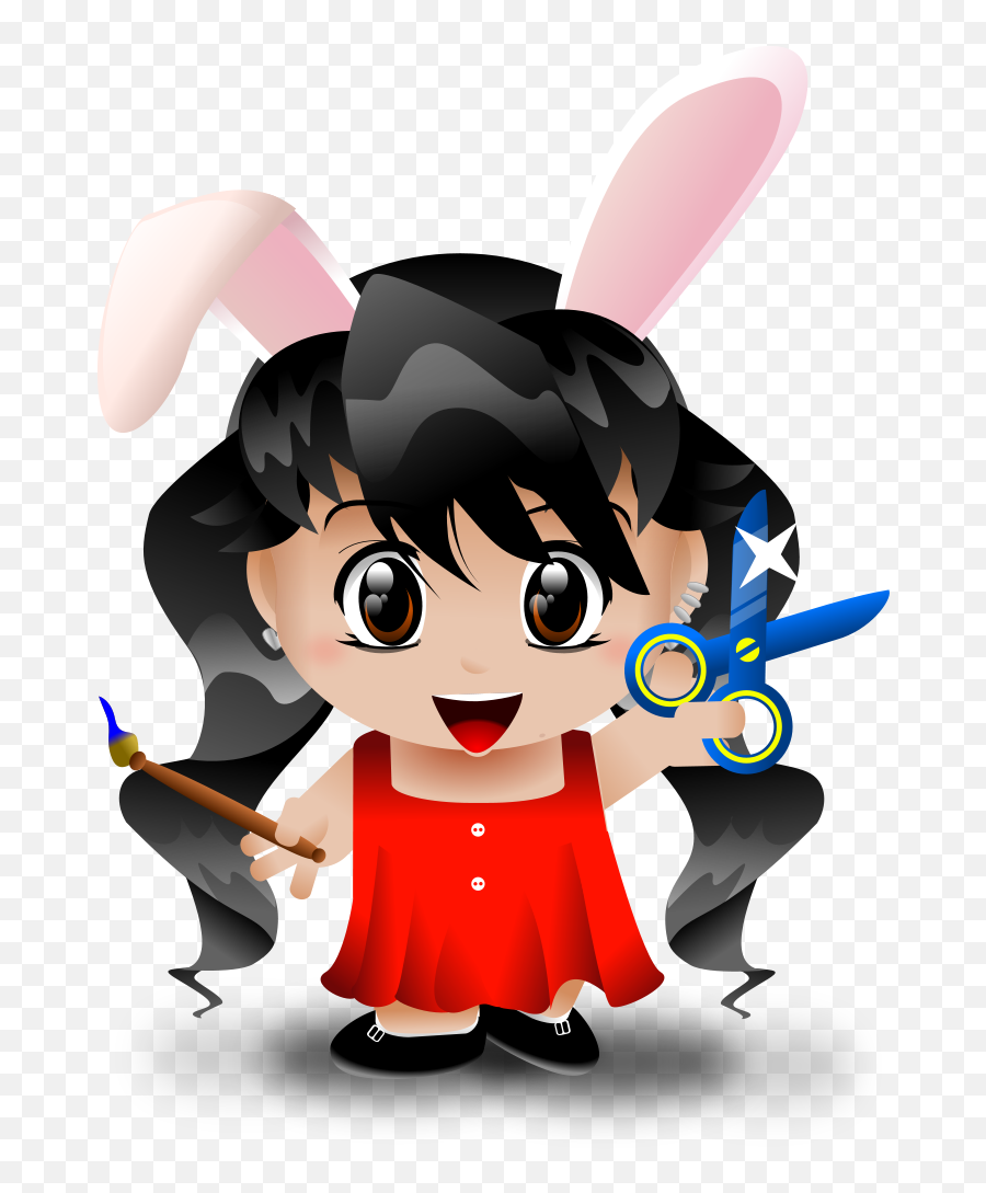 White Bunny - Cat Anime Emoji,Bunny Ears Emoji