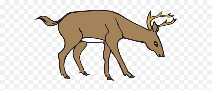 Deer Clipart Free Clip Art Images 2 - Deer Eating Grass Clipart Emoji,Deer Hunting Emoji