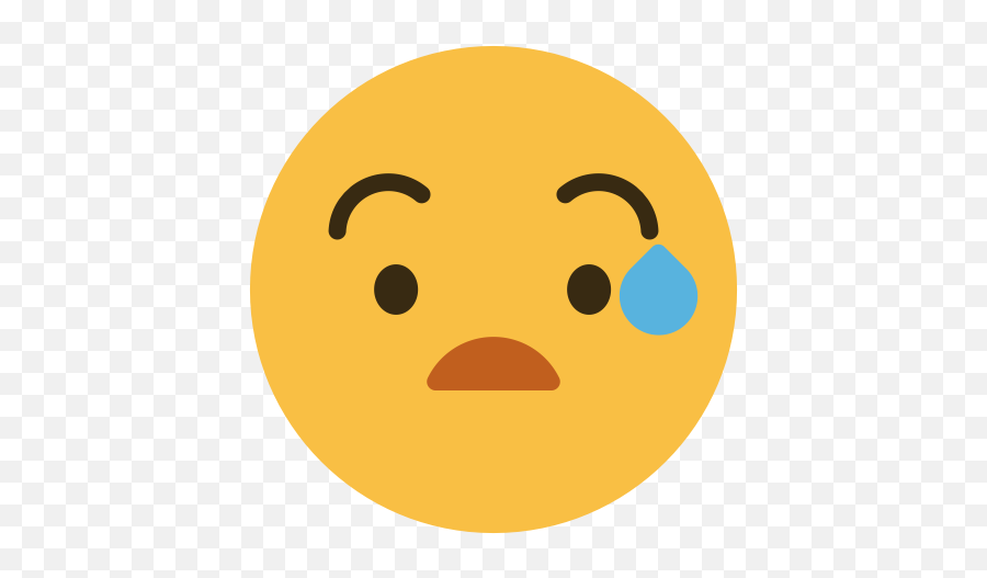 Emoji Emotion Face Feeling Worried Icon - Circle,Worried Emoji Png