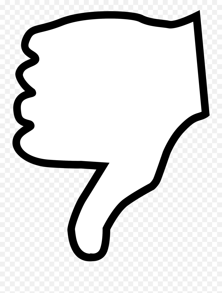 Thumbs Down Clipart Black And White - Thumbs Down Clipart Emoji,Thumbs Down Emoji