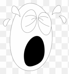 Crying Face Drawing - Hot For Colouring Emoji