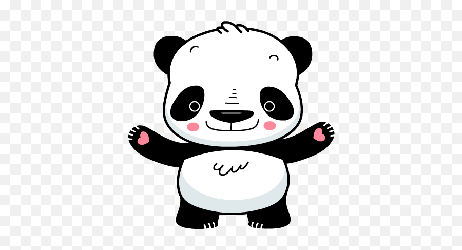 Panda Png Emoji Picture - Cute Baby Panda Panda Emoji,Roo Panda Emoji