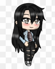 Sly - Gacha Edit Black Hair Emoji,Sly Emoji